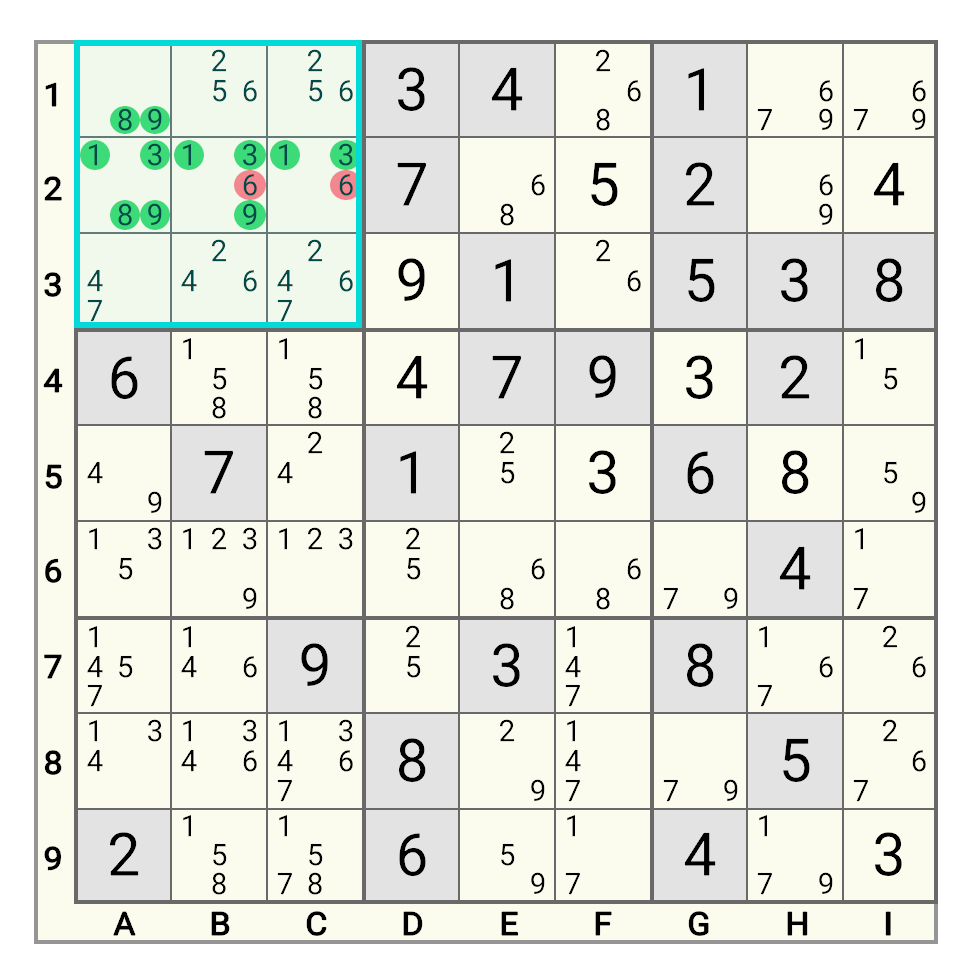 Hidden Quadruple Example 2