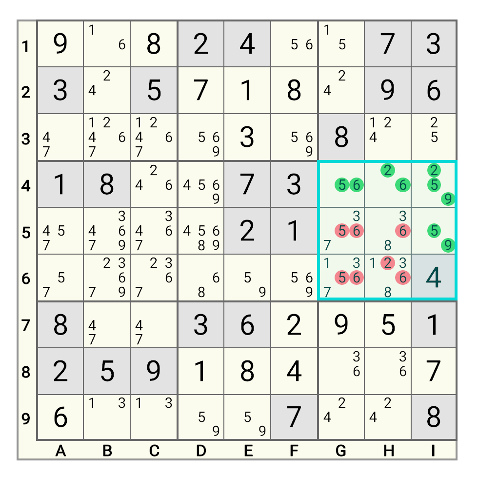 Naked Quadruple Example 1