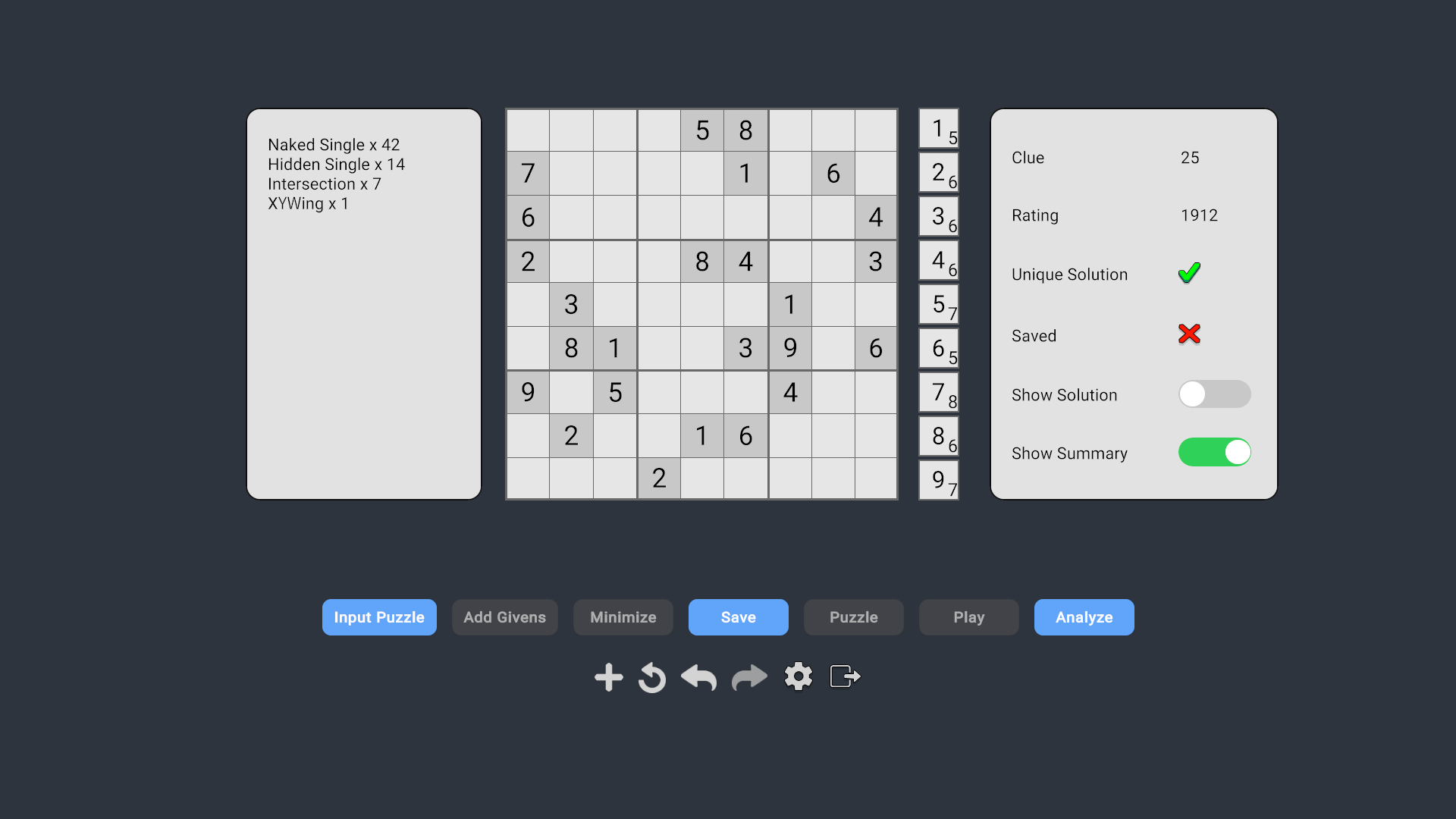 Sudoku Editor - Create Your Own Puzzles